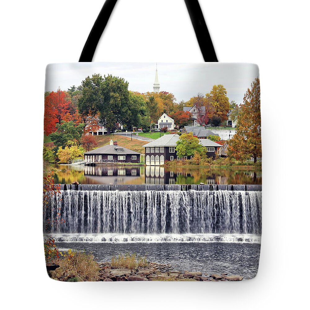 Smith College Tote Bag featuring the photograph Smith College Rowing Center 3851 by Jack Schultz