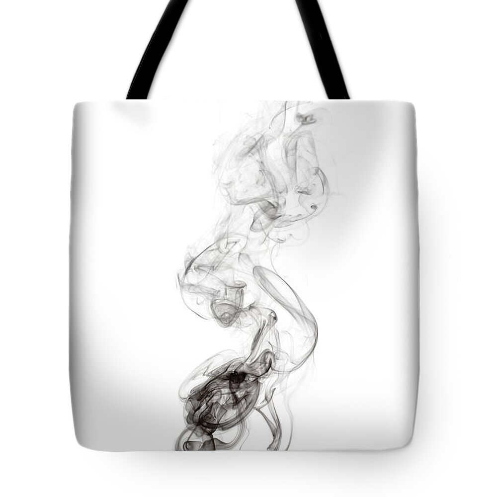 Air Pollution Tote Bag featuring the photograph Smoke by Antagain