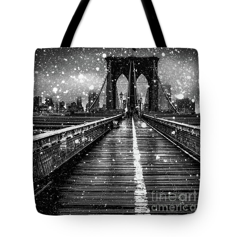 Snow Tote Bag featuring the digital art Snow Collection Set 05 by Az Jackson