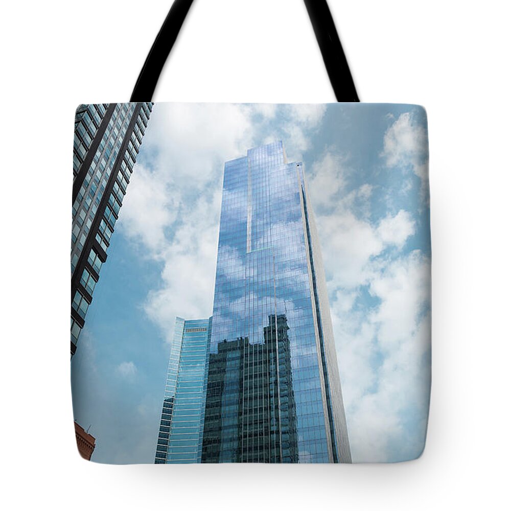 Chicago Tote Bag featuring the photograph Soaring Skyscraper by Liz Albro
