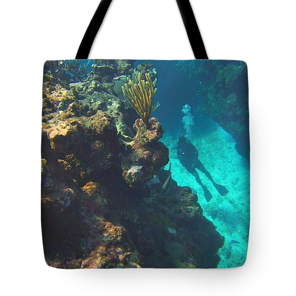Scuba Tote Bag featuring the photograph Solace Is Where You Take It by Kip Vidrine