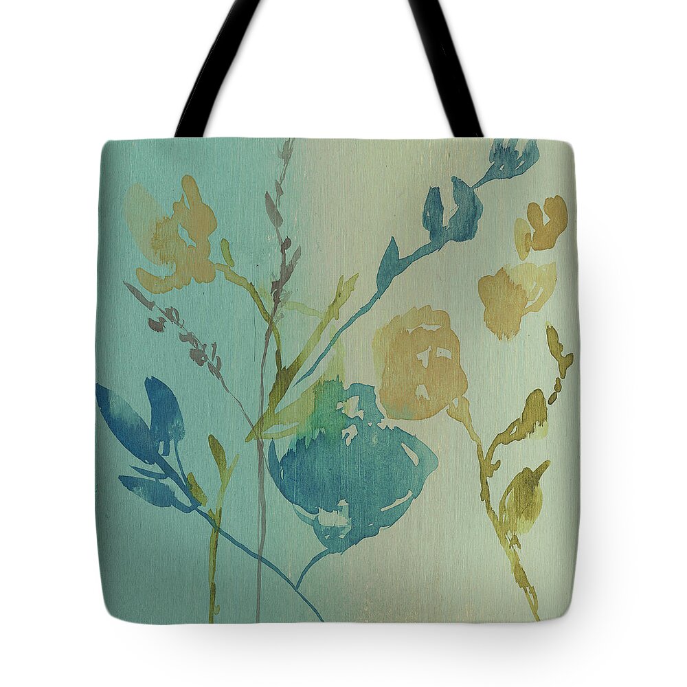 Botanical Tote Bag featuring the painting Spa & Sage Bouquet II by Jennifer Goldberger
