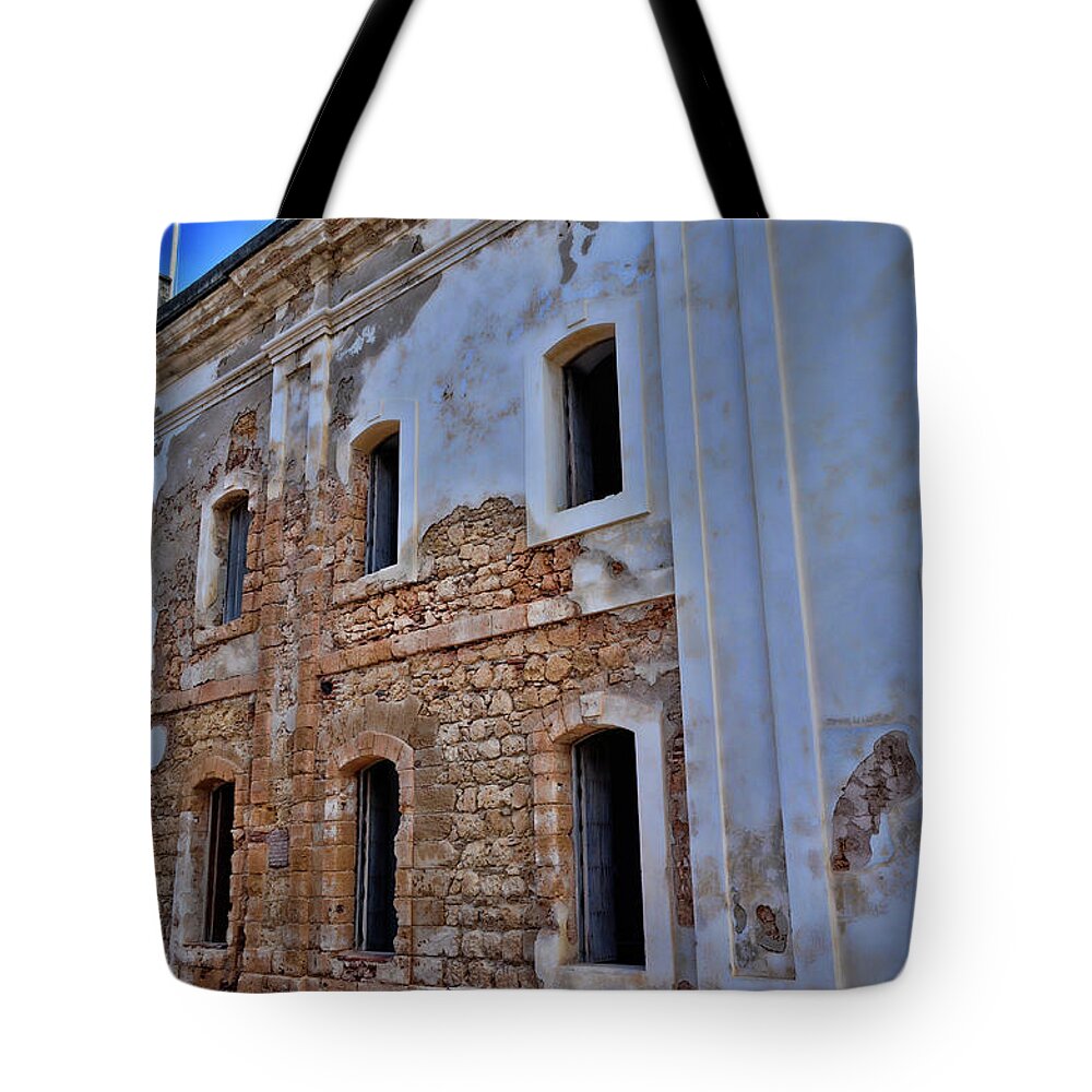 Puerto Rico Tote Bag featuring the photograph Spanish Fort by Segura Shaw Photography