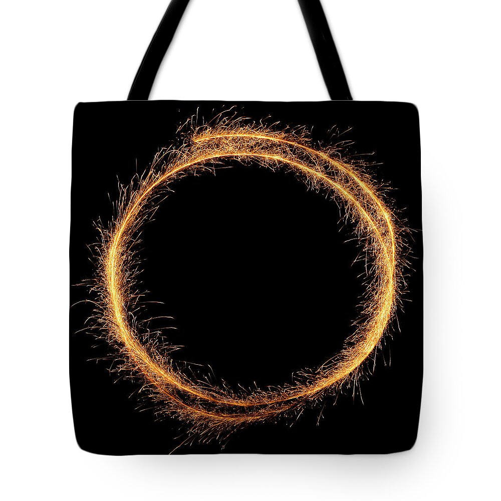 Curve Tote Bag featuring the photograph Sparkling Frame by Viorika