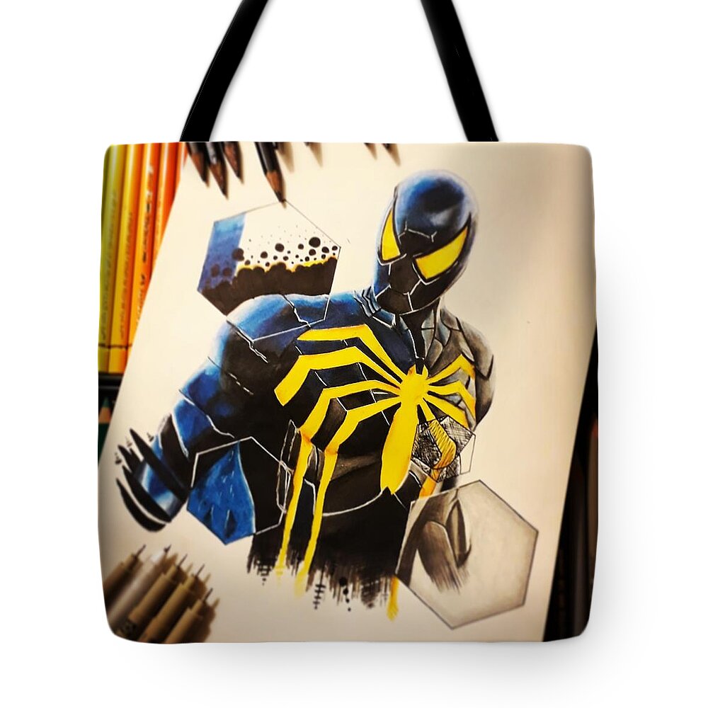 Spider-Man Tote Bag by Abhimanyu Shinaj - Pixels