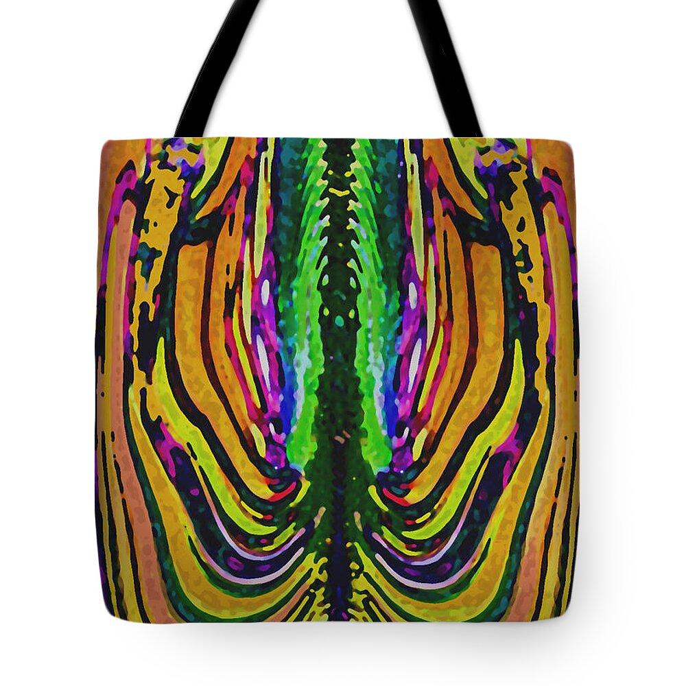 Health Tote Bag featuring the digital art Spinal Tap by Vallee Johnson