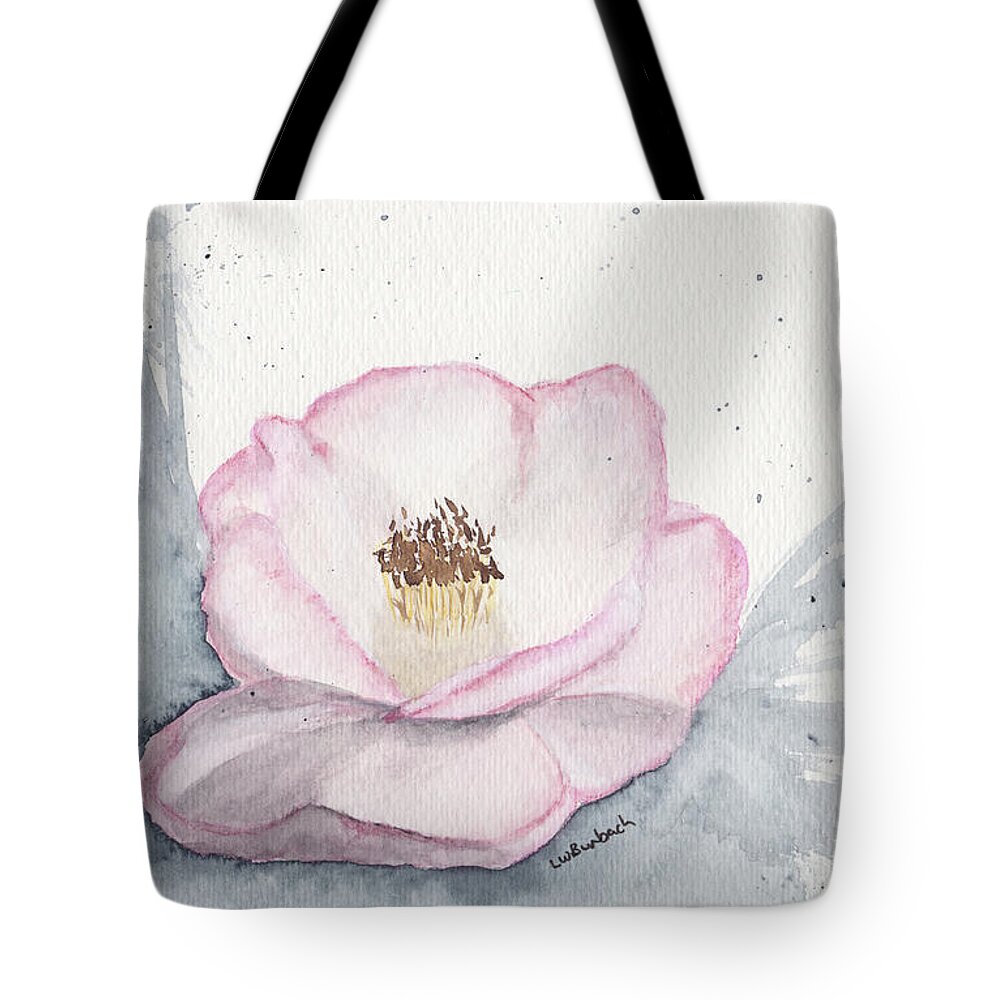 Watercolor Tote Bag featuring the painting Splash by Lisa Burbach