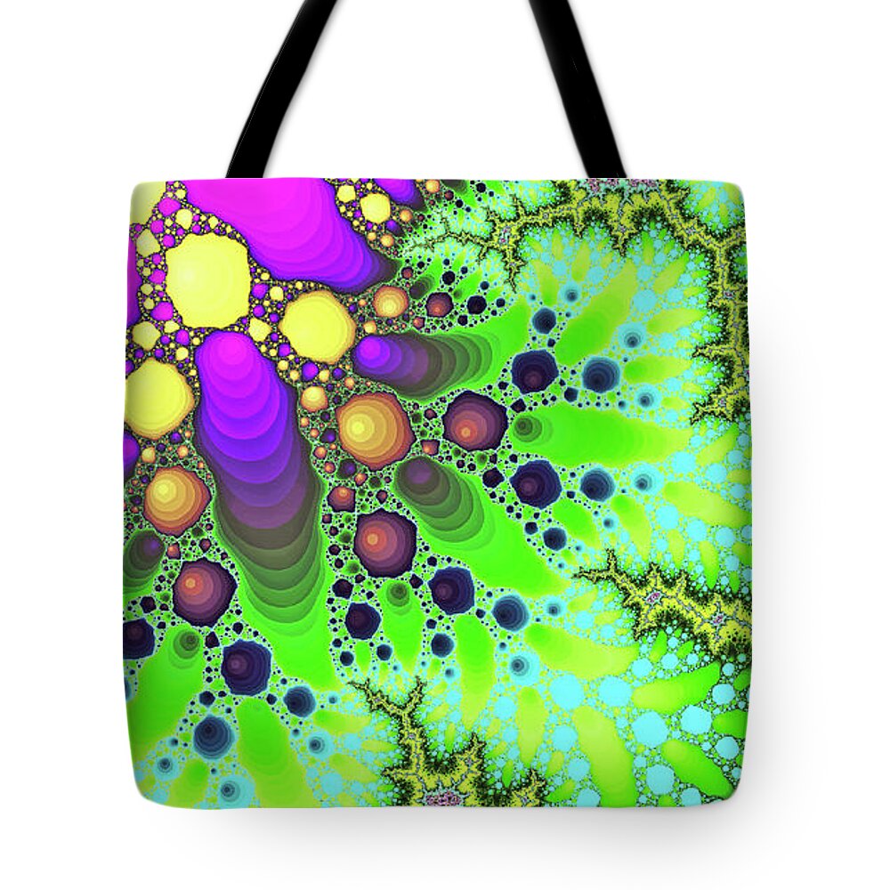 Abstract Tote Bag featuring the digital art Spnedid Canyoun Fine Art by Don Northup