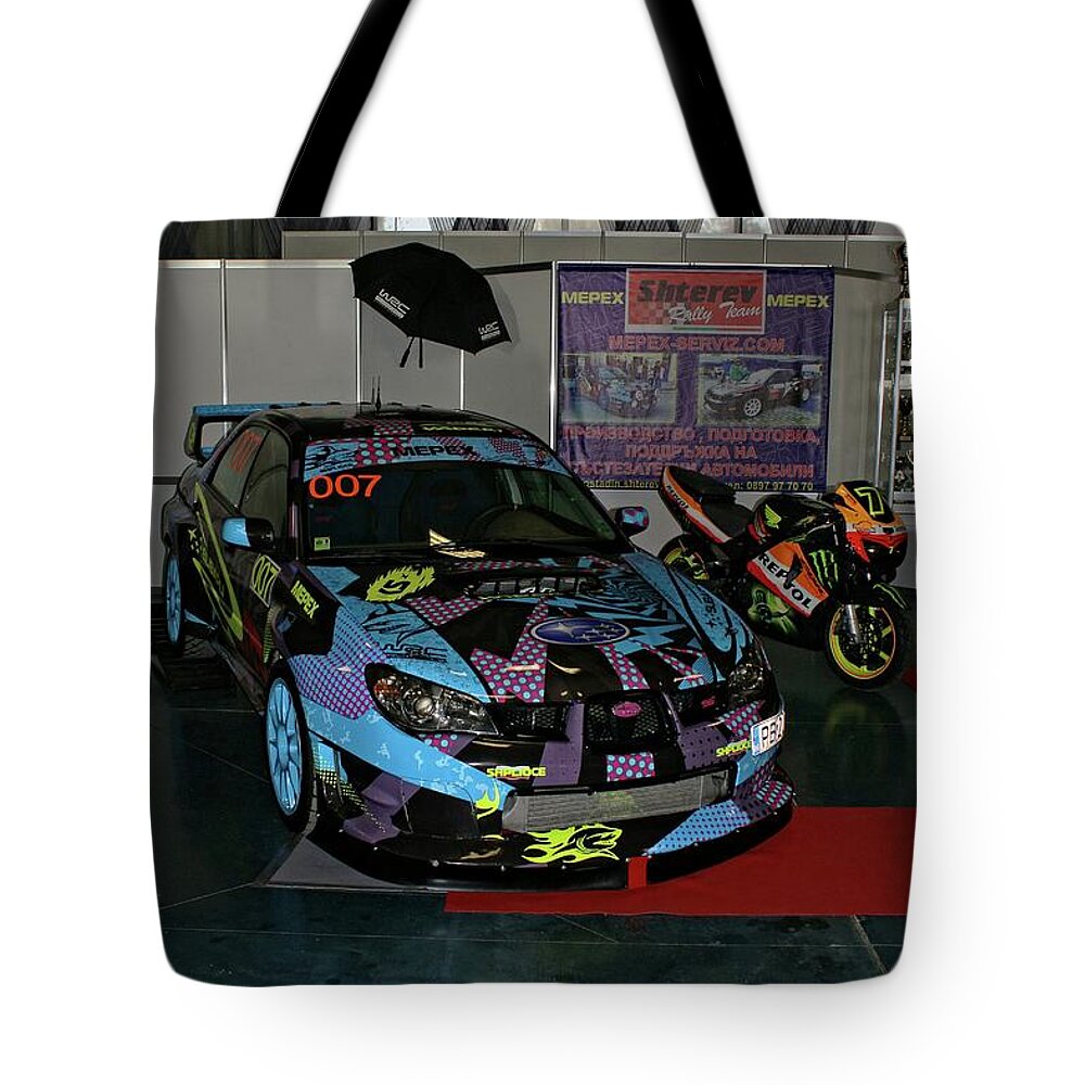 Car Tote Bag featuring the photograph Sporty Car by Martin Smith