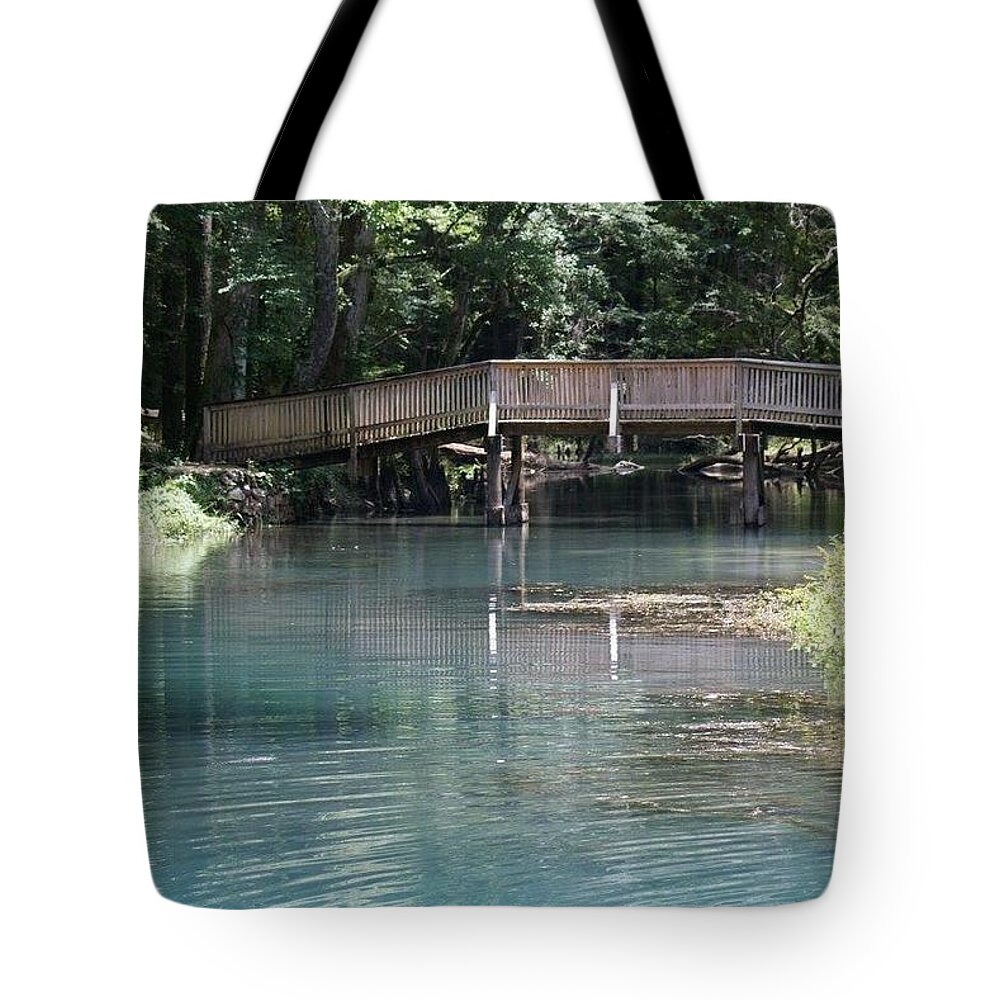  Tote Bag featuring the photograph Springs in North Florida by Lindsey Floyd