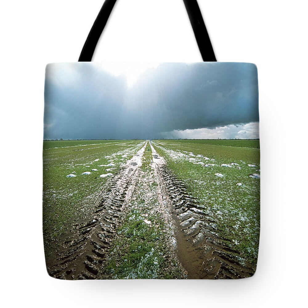 Melting Tote Bag featuring the photograph Springtime Thaw by Robas