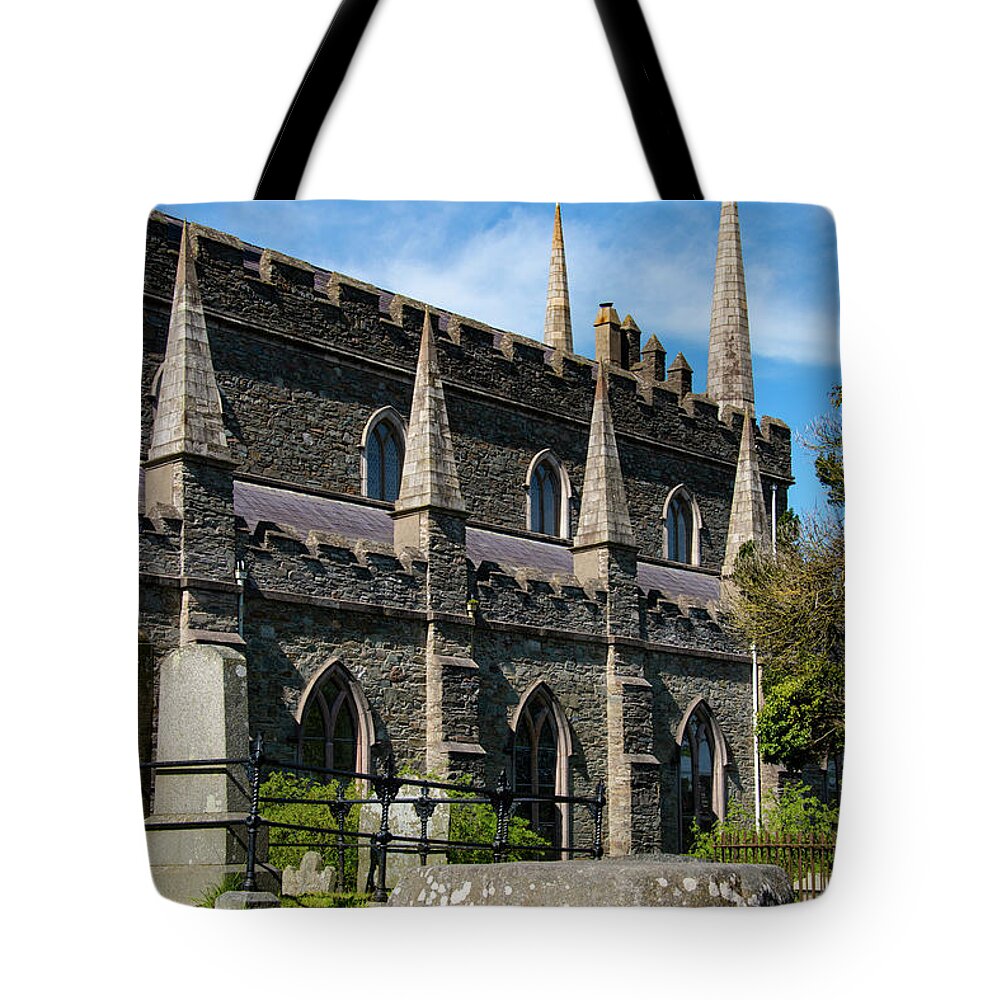 St. Patrick Burial Place Tote Bag featuring the photograph St. Patrick Burial Place by Bob Phillips