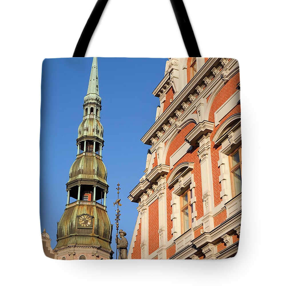 Tranquility Tote Bag featuring the photograph St Peters Church & The Brotherhood Of by Douglas Pearson