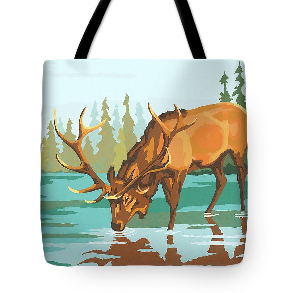 Horn Pond Tote Bags