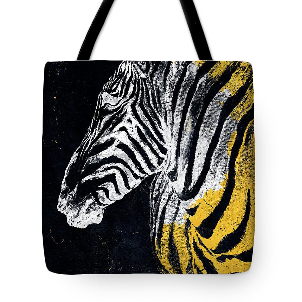 Stained Tote Bag featuring the painting Stained Safari II by Patricia Pinto