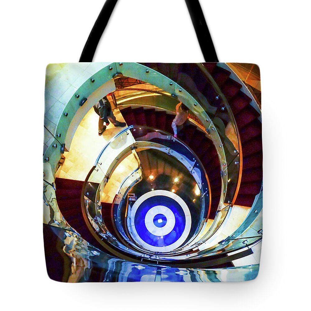  Tote Bag featuring the photograph Stairway To Steerage by Darcy Dietrich