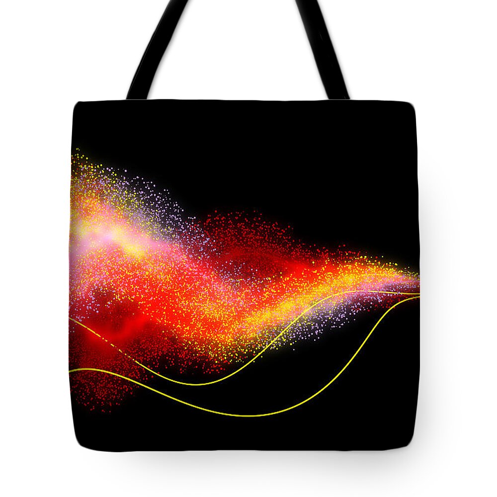Firework Display Tote Bag featuring the photograph Stars by 3alexd