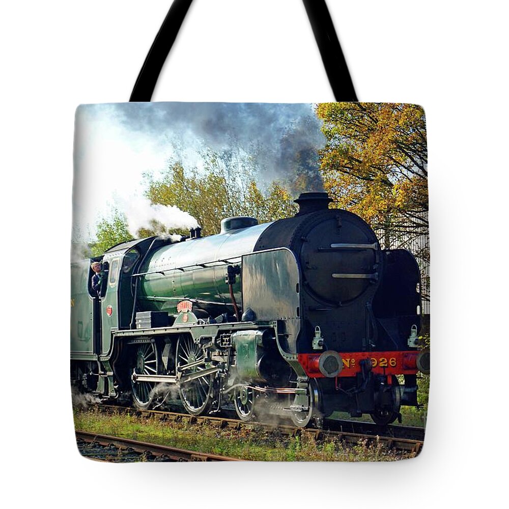 Steam Tote Bag featuring the photograph Steam Locomotive 926 Repton by David Birchall