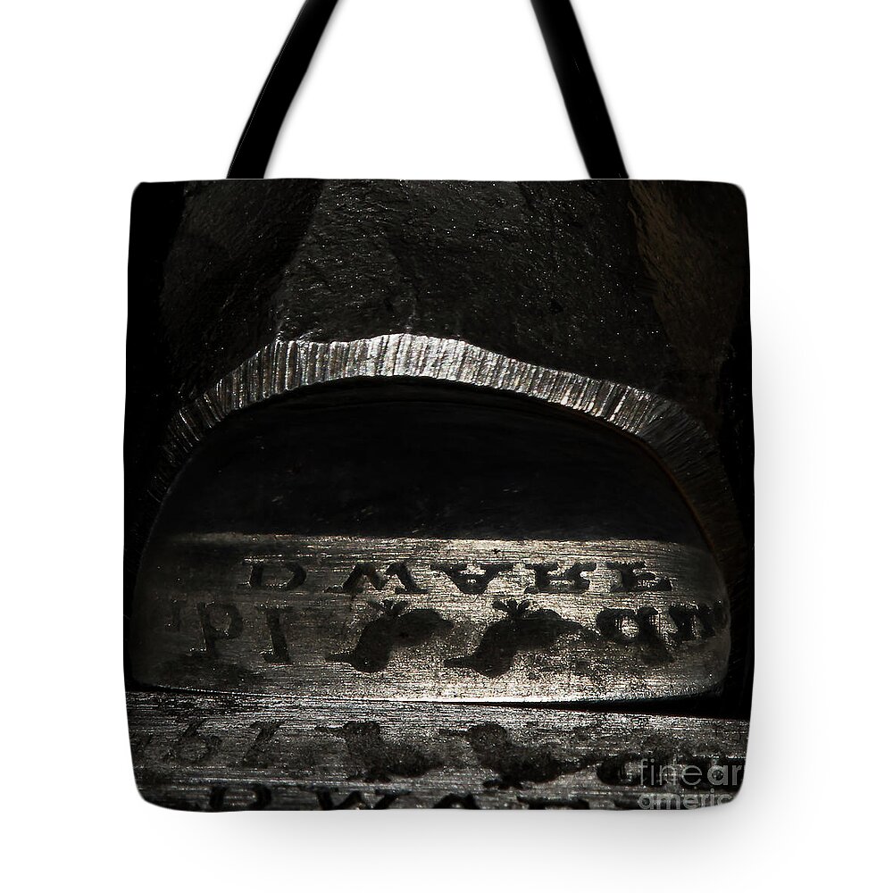 Black And White Tote Bag featuring the photograph Steel Reflections by Shawn Jeffries
