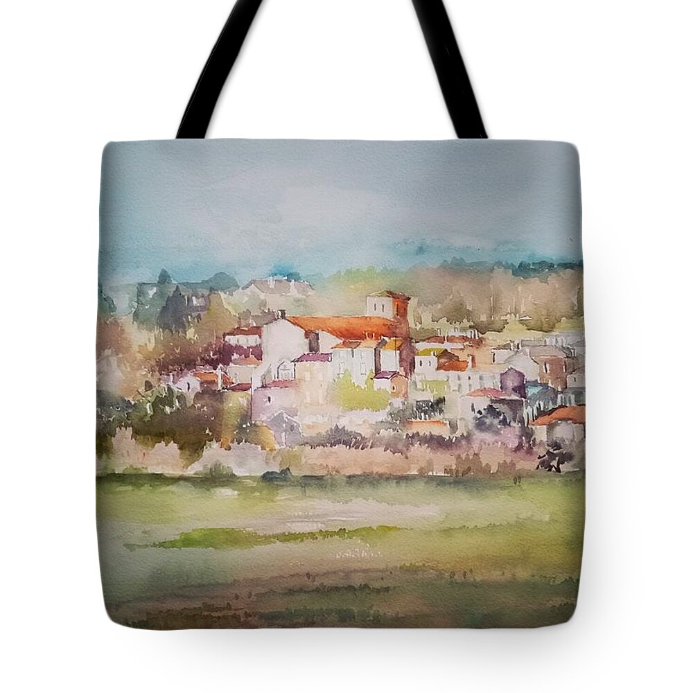  Tote Bag featuring the painting Still Ardin by Kim PARDON