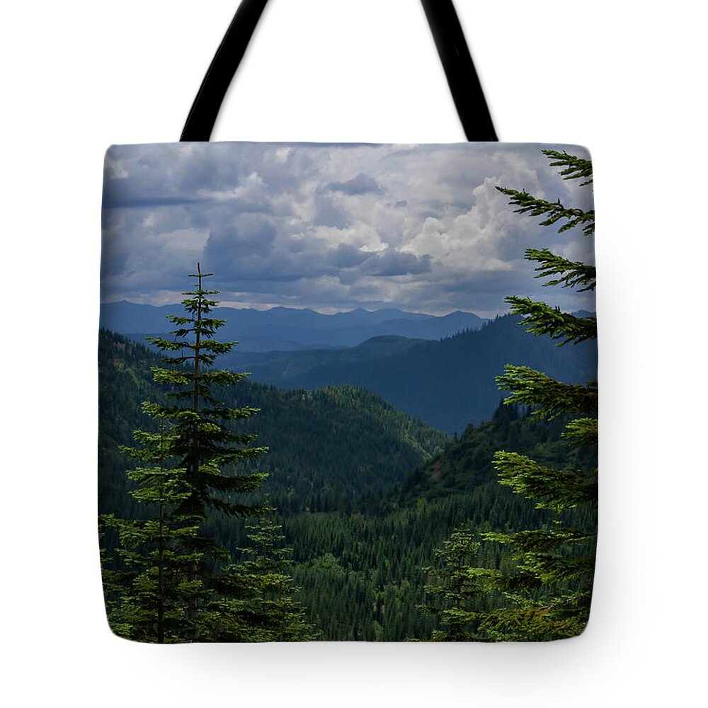 Mountains Tote Bag featuring the photograph Storm Approaching by Cheryl Day