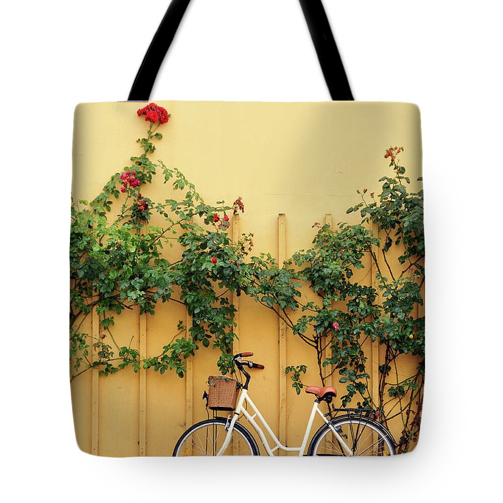 Copenhagen Tote Bag featuring the photograph Street In Amager, Copenhagen, Denmark by Anjci (c) All Rights Reserved