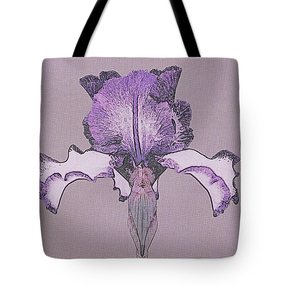 Flower Tote Bag featuring the digital art Strong and Beautiful by Sherry Hallemeier