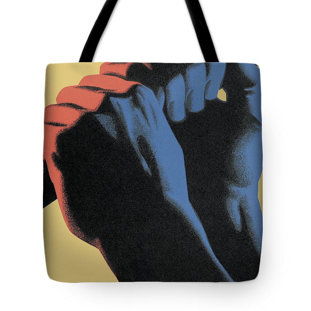 Hand-pulled Tote Bags
