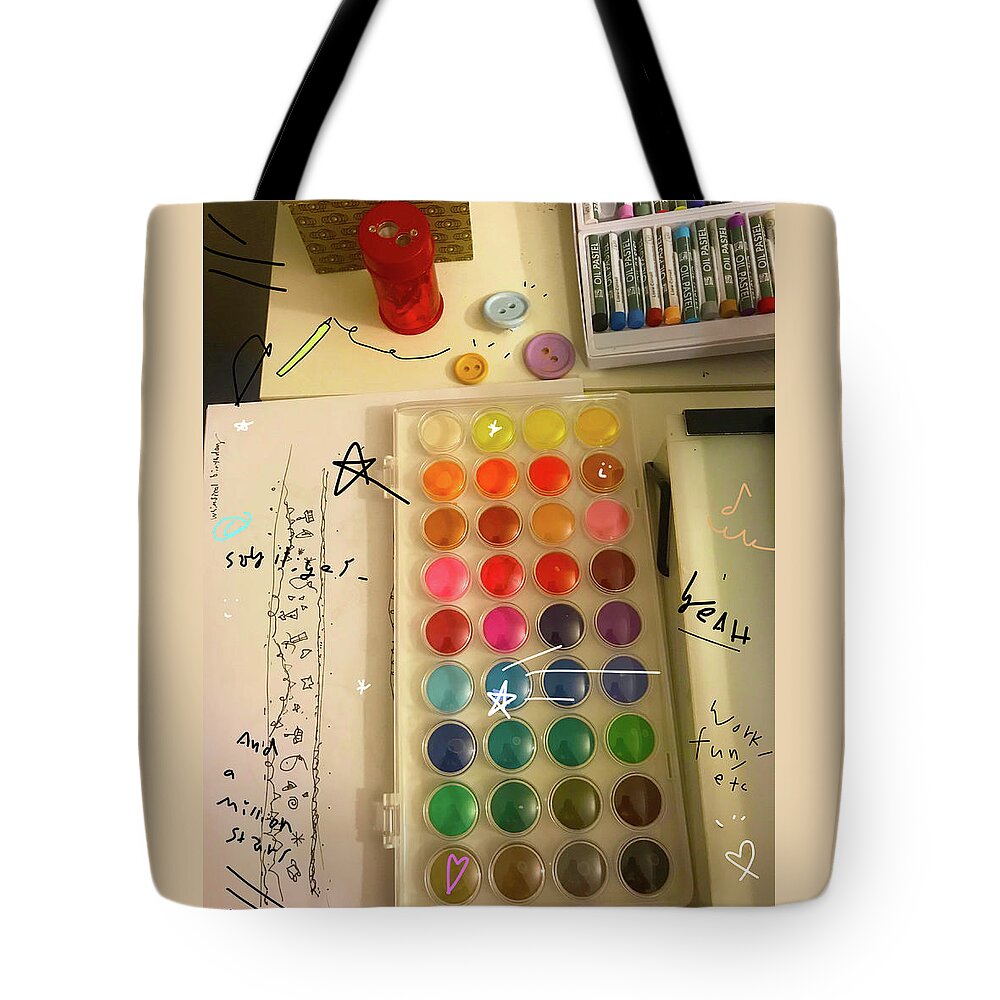  Tote Bag featuring the photograph Studio create by Ashley Rice