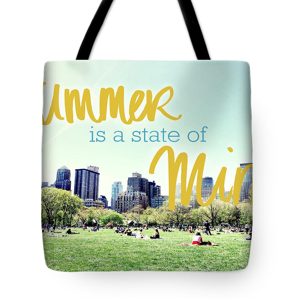 Ny State Of Mind Tote Bags