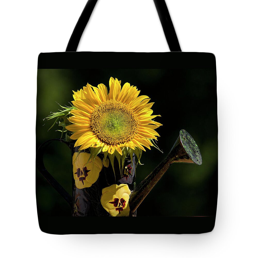 Sunflower Tote Bag featuring the photograph Sunflower Bouquet by Christina Rollo