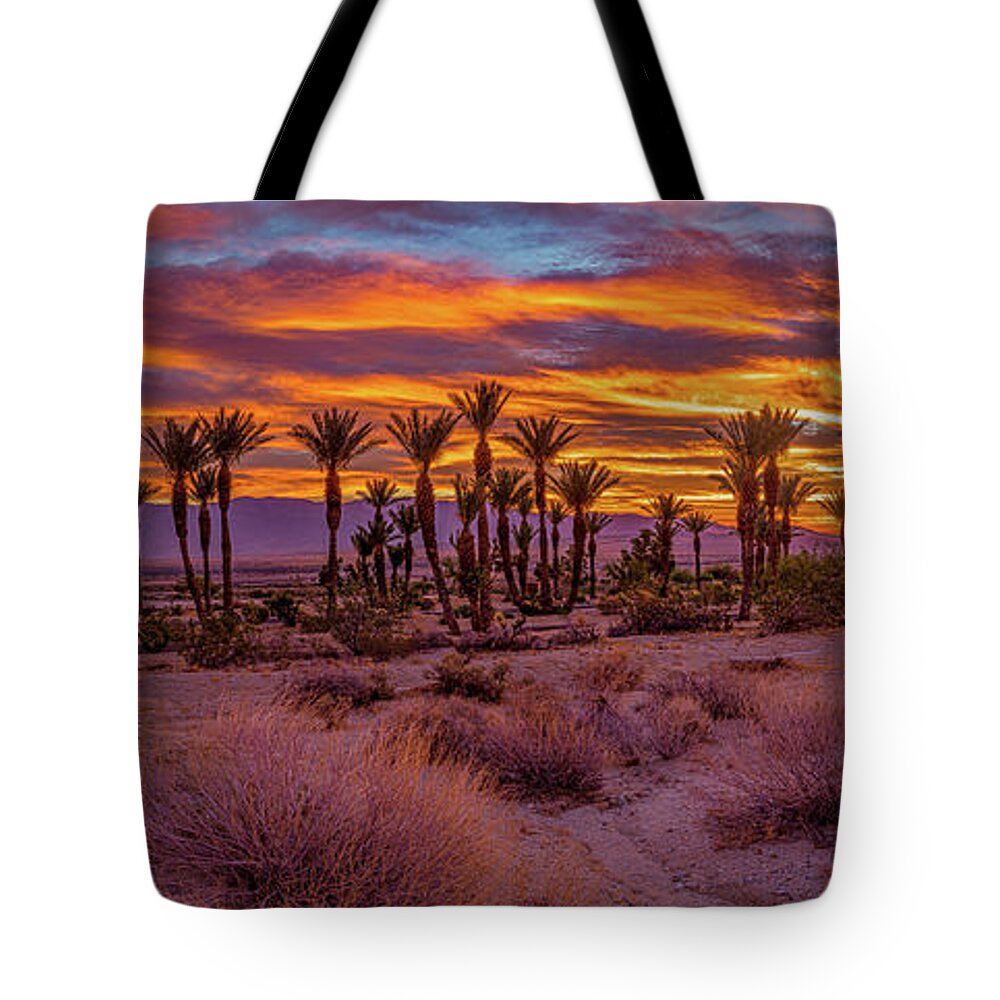 Anza-borrego Desert Tote Bag featuring the photograph Sunrise - Borrego Springs by Peter Tellone