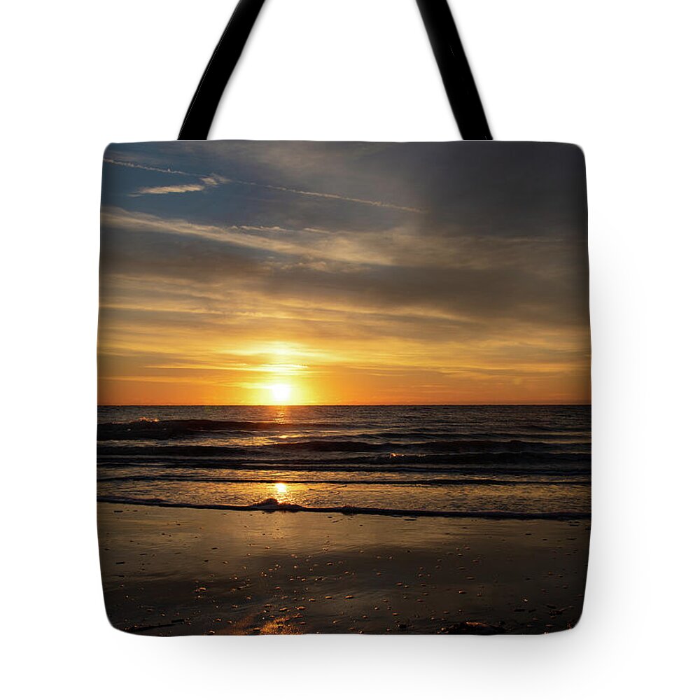 Sunrise Tote Bag featuring the photograph Sunrise Over Paradise No. 0363 by Dennis Schmidt