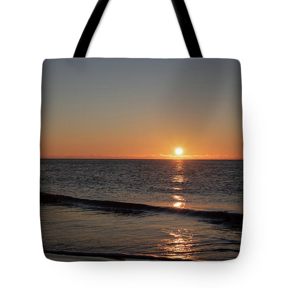 Sunrise Tote Bag featuring the photograph Sunrise Over Paradise No. 0461 by Dennis Schmidt