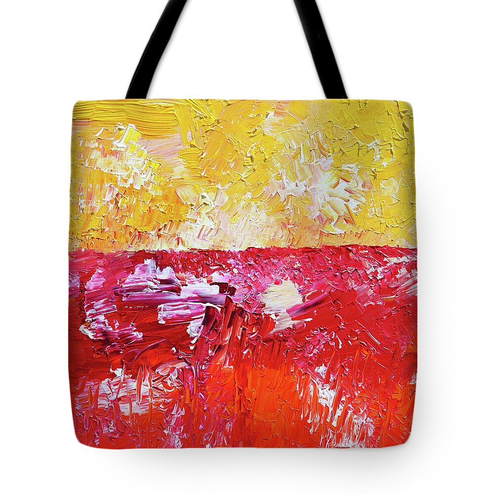 Fusionart Tote Bag featuring the painting Sunrise by Ralph White