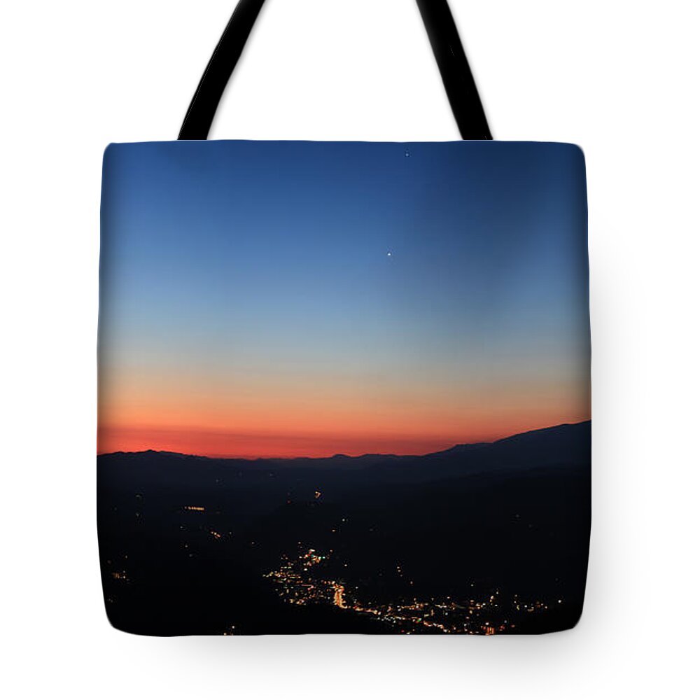 Color Tote Bag featuring the photograph Sunrise Serenity by Nunweiler Photography