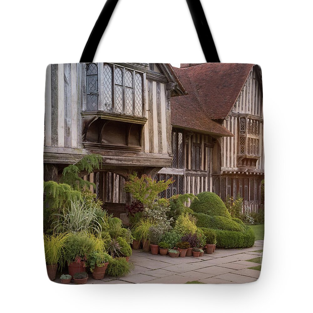 Great Dixter Tote Bag featuring the photograph Sunset at Great Dixter House and Gardens by Perry Rodriguez