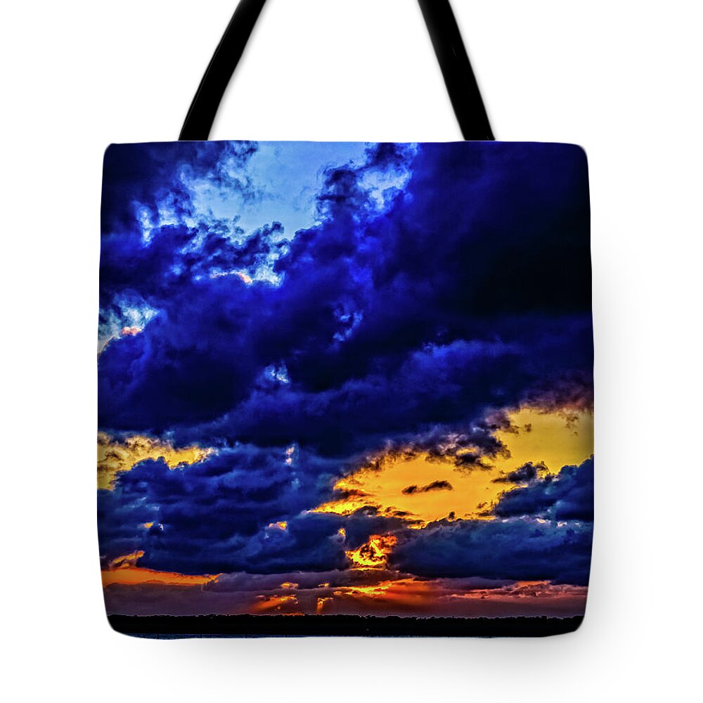 Fl Tote Bag featuring the photograph Sunset in St. Petersburg by Louis Dallara