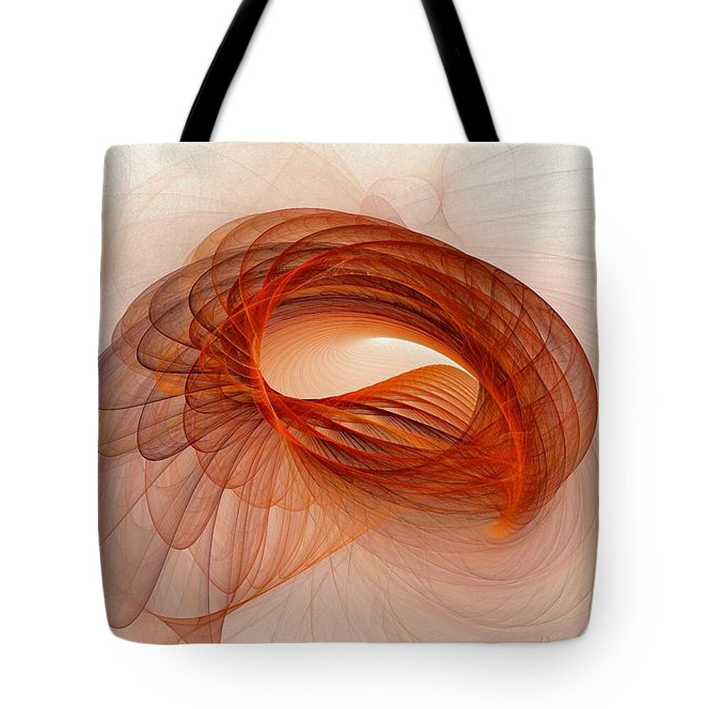 Sunset Tote Bag featuring the digital art Sunset on Tuvalu by Doug Morgan