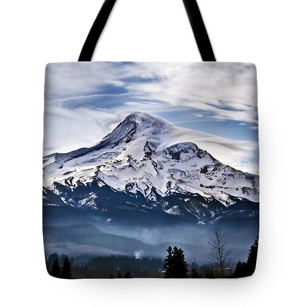 Tranquility Tote Bag featuring the photograph Super Mountain by Darrell Wyatt