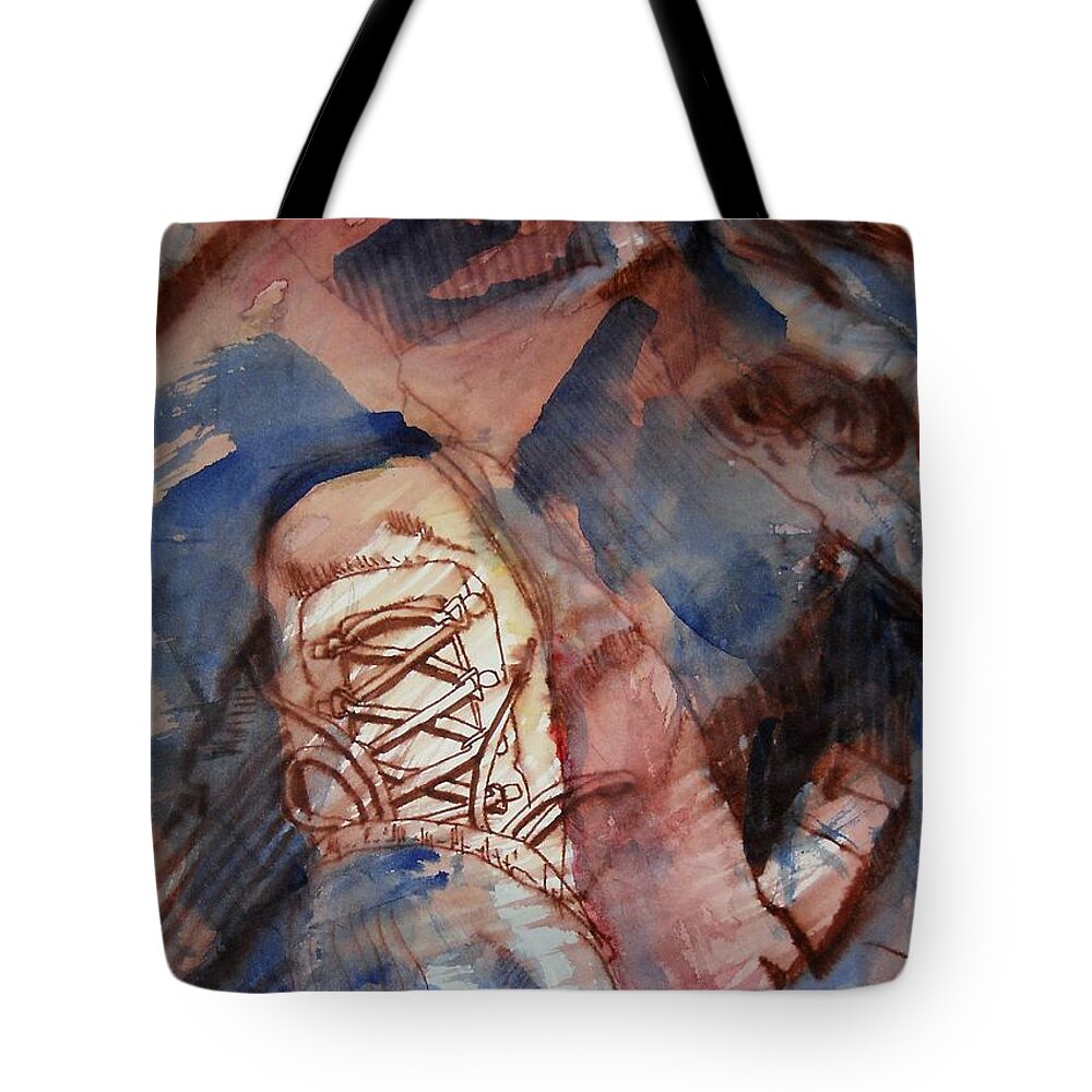 Rocks Tote Bag featuring the photograph Superior Hiking Trail Waterproof by Tammy Nara