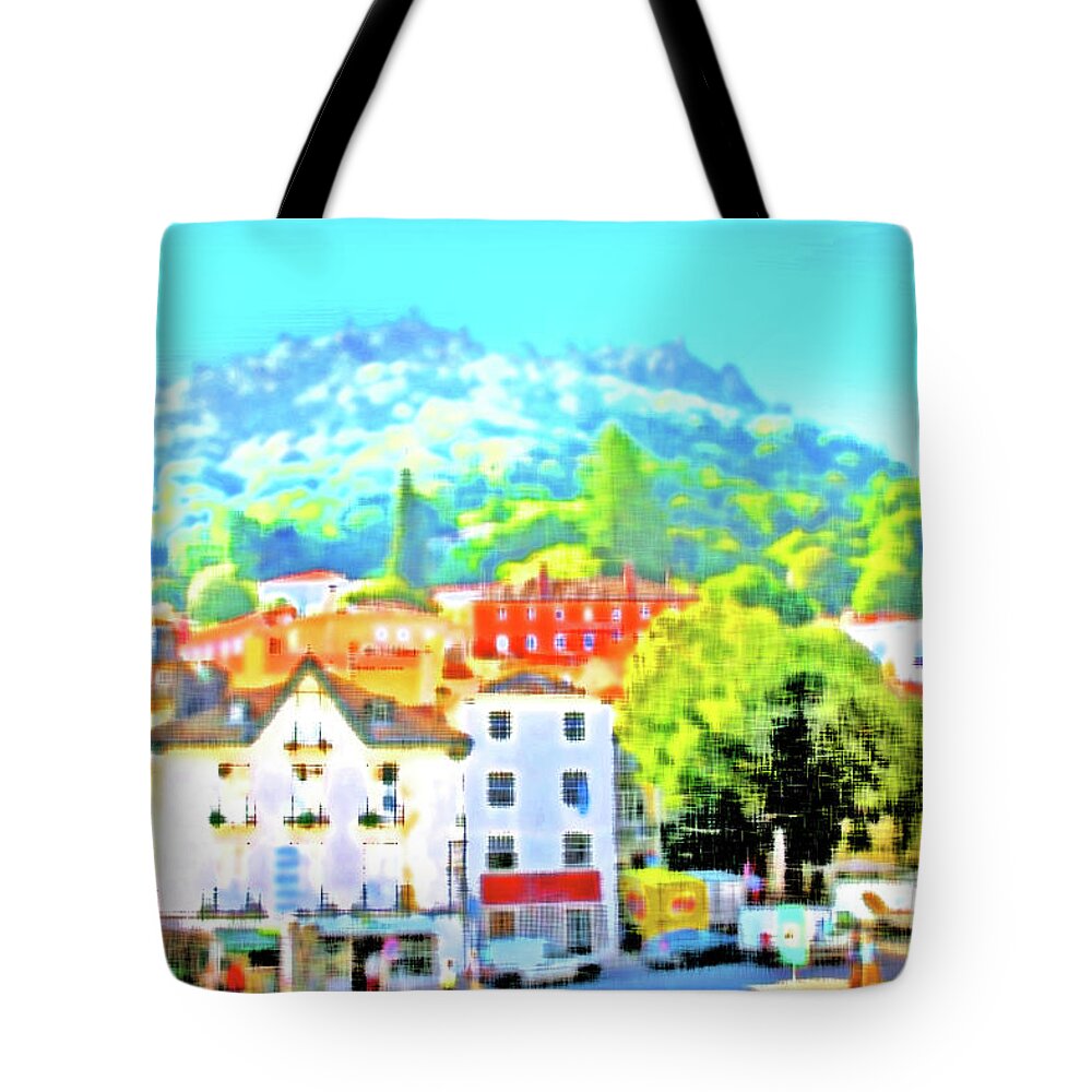 Sintra Tote Bag featuring the photograph Sweet Sintra by Becqi Sherman