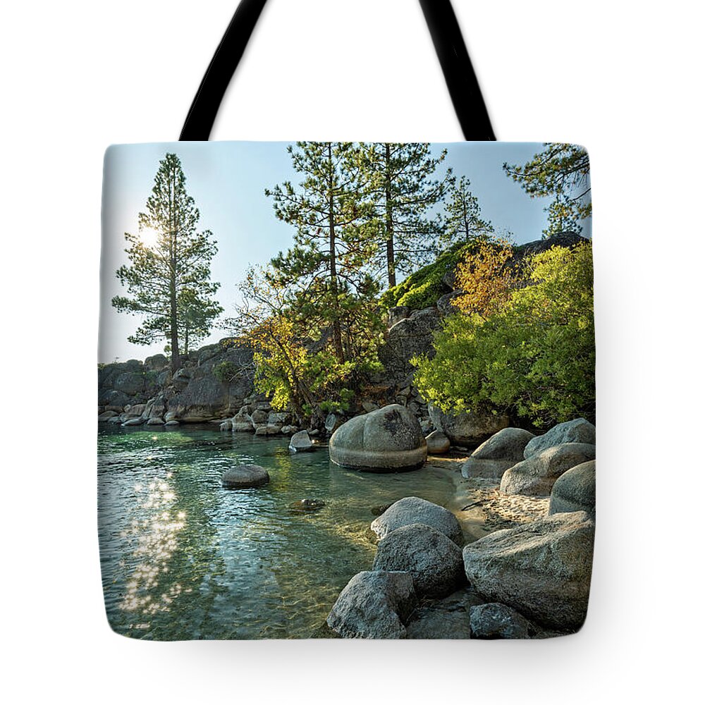 Landscape Tote Bag featuring the photograph Tahoe Blues 15 by Ryan Weddle