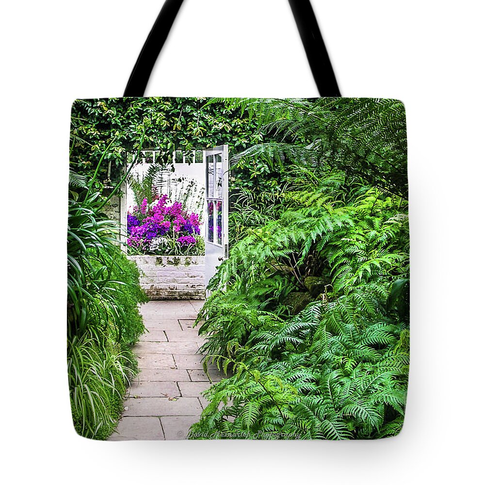 Garden Tote Bag featuring the photograph Tatton Hall Conservatory by David Meznarich