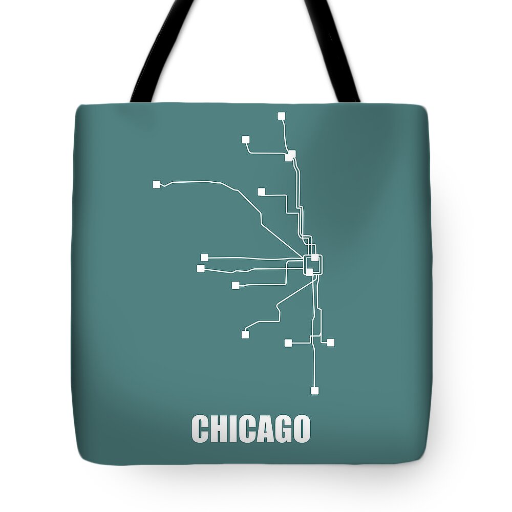 Designs Similar to Teal Chicago Subway Map