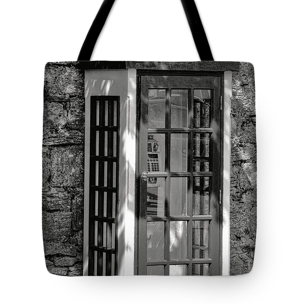 Ireland Tote Bag featuring the photograph Telefon by Olivier Le Queinec