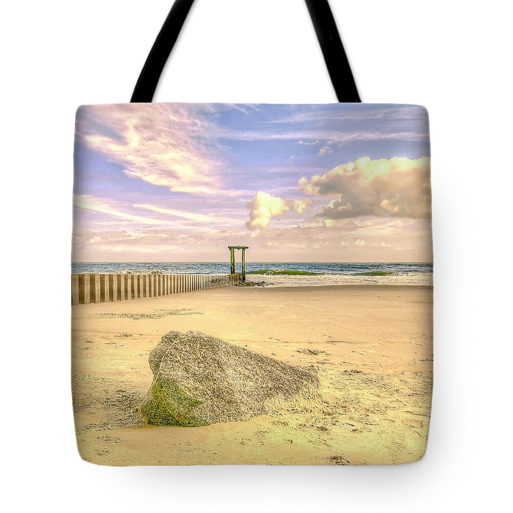 Scenic Tote Bag featuring the photograph Temple Of The Sea by Kathy Baccari