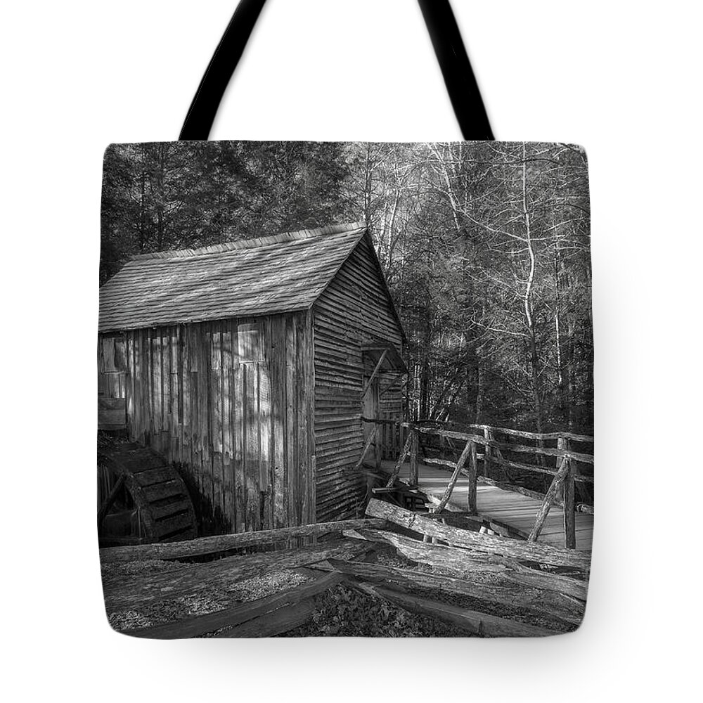 Grist Mill Tote Bag featuring the photograph Tennessee Mill 2 by Mike Eingle