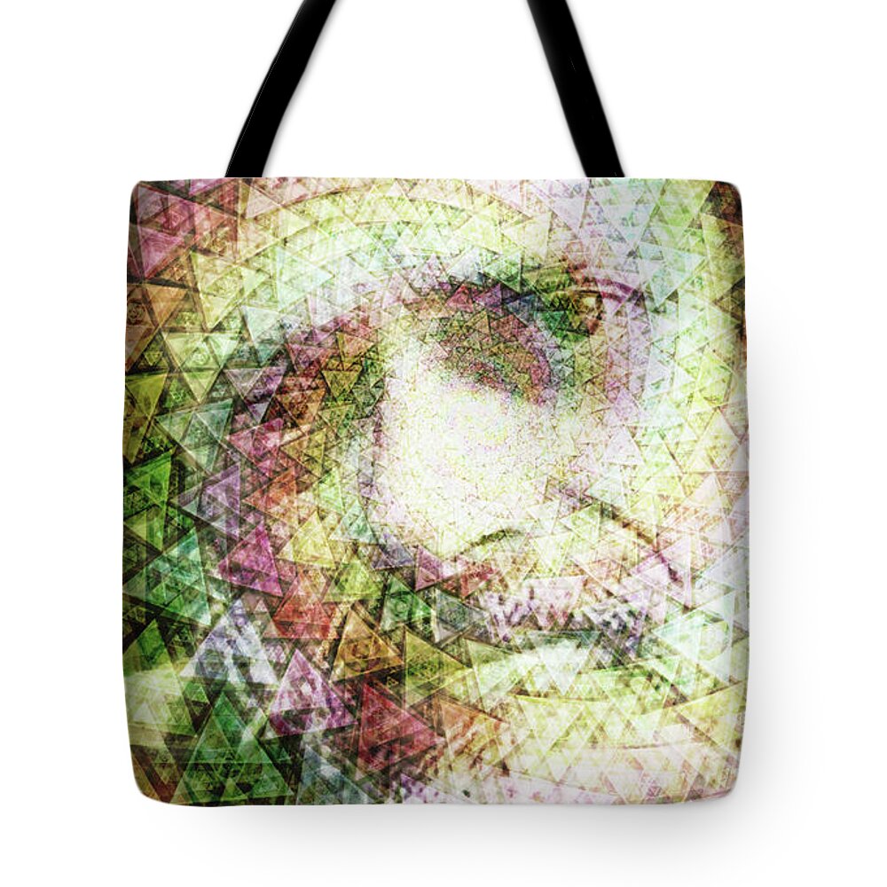 Terence Tote Bag featuring the photograph Terence Mckenna Mindscape by J U A N - O A X A C A