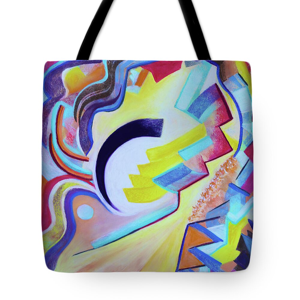  Tote Bag featuring the painting Thank God it's Friday by Polly Castor